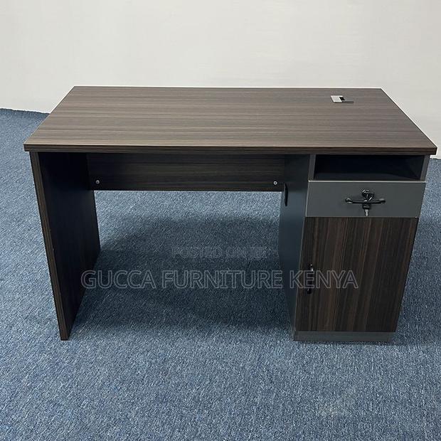 Office Tables:1.4 Meters Writing Table With Lockable Drawers - thumbnail 2