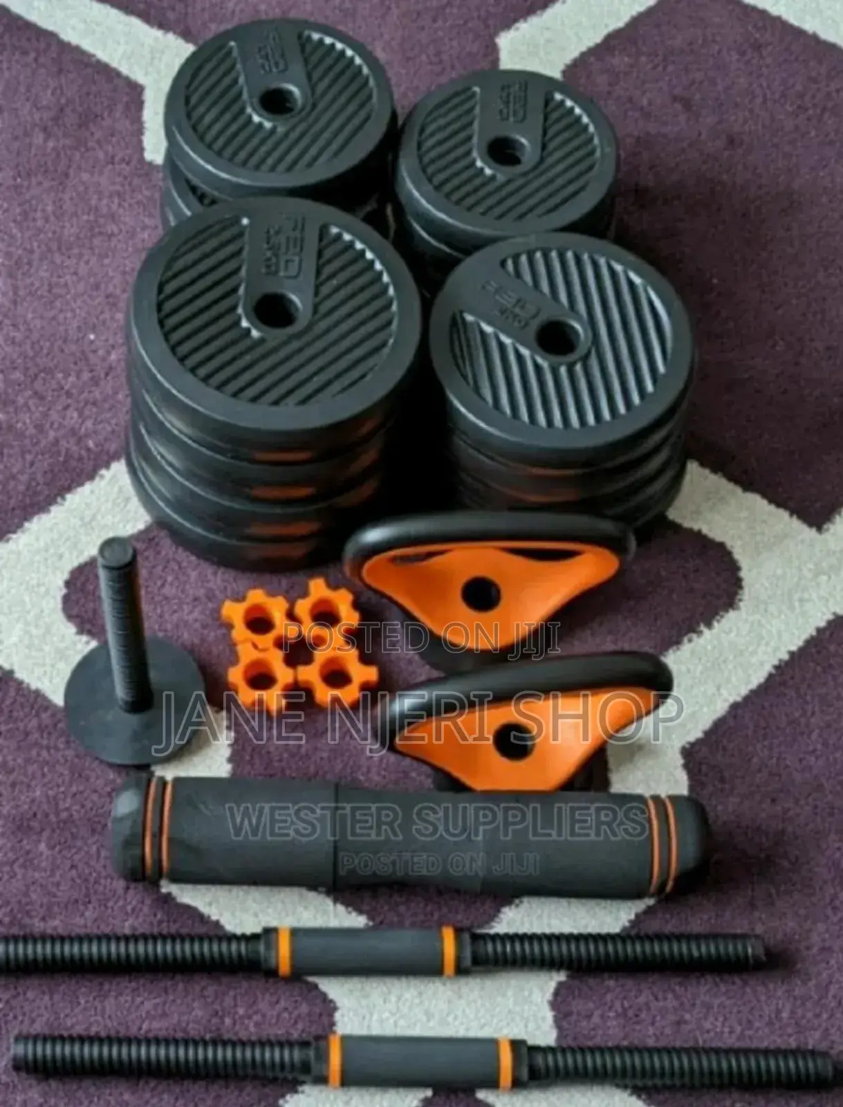 30kg Dumbbell Set 6 in 1