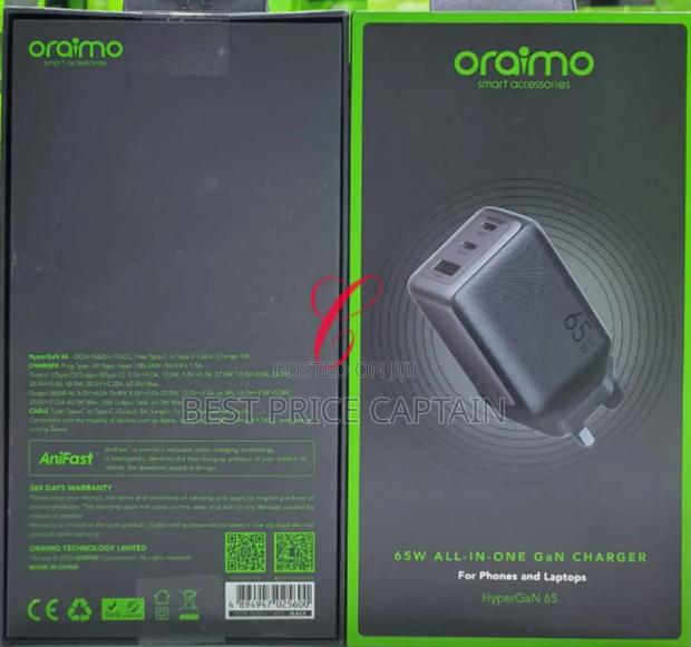Oraimo Hypergan 65 Ocw-7652u+116cc *65w*