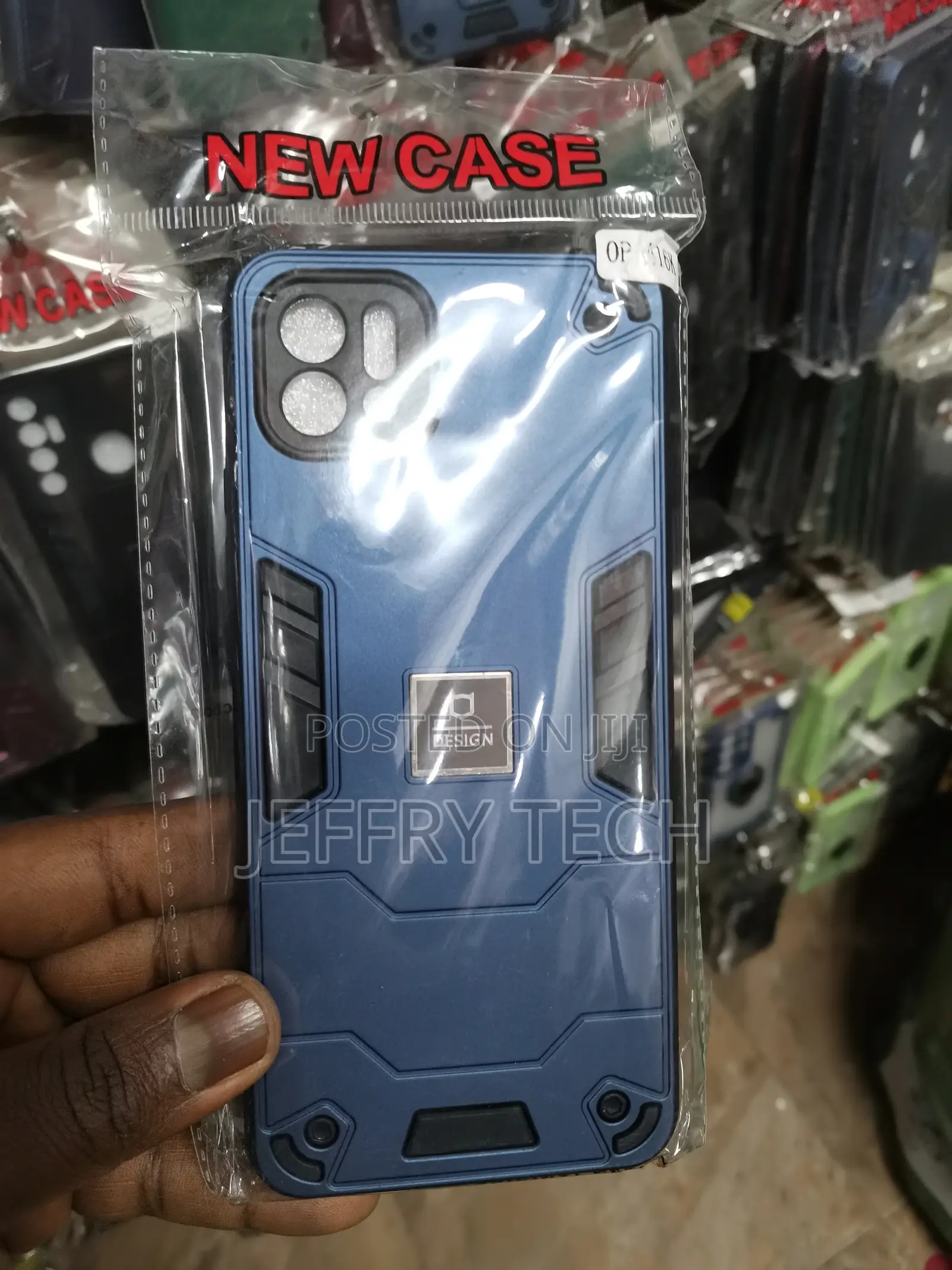 Case for Oppo A16K Armor Shockproof Polycarbonate-Blue