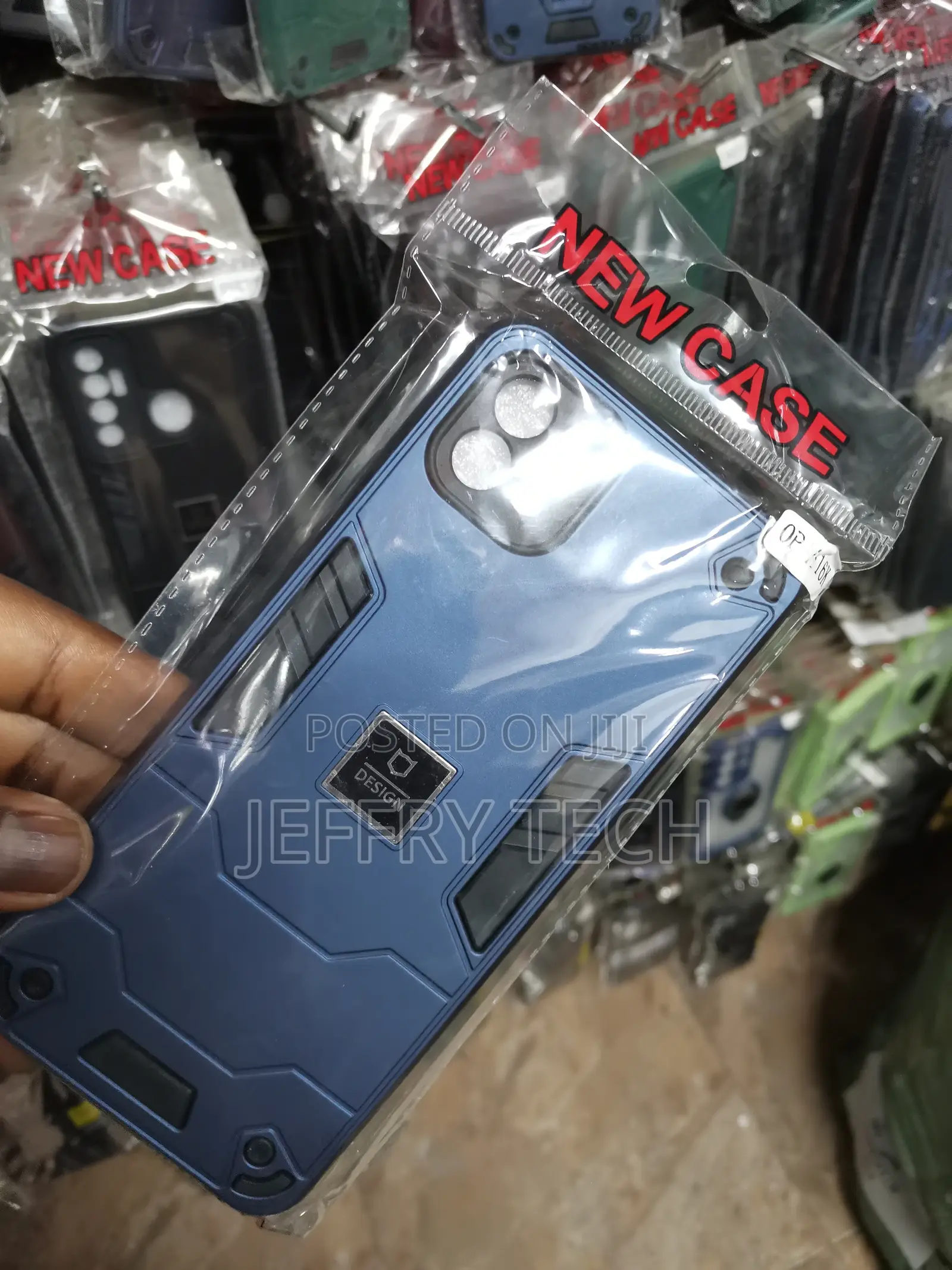 Case for Oppo A16K Armor Shockproof Polycarbonate-Blue