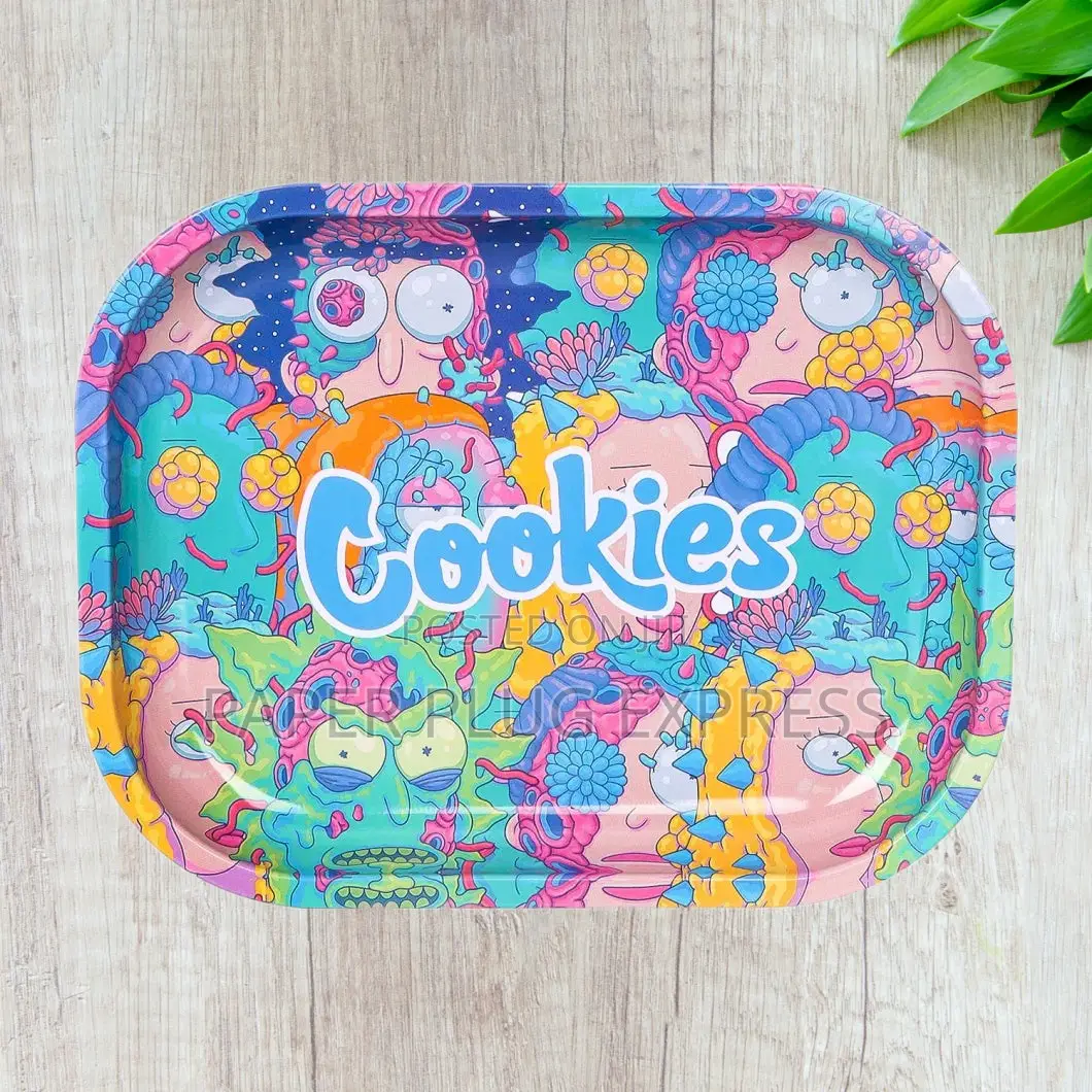 Cookies Metallic Rolling Tray - Small