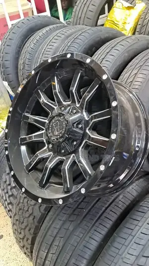 Black Rhino Offset 18 Inch Rims for Landcruser V8, LC 100,
