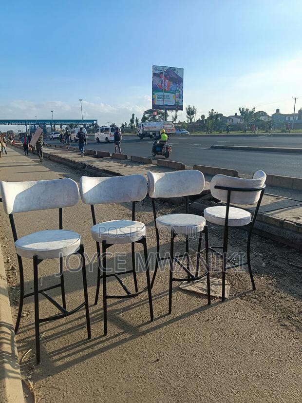 High Stools, Light Grey, Latest  - thumbnail 2