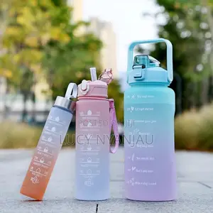 Water Bottle Motivational Bottle 3in1