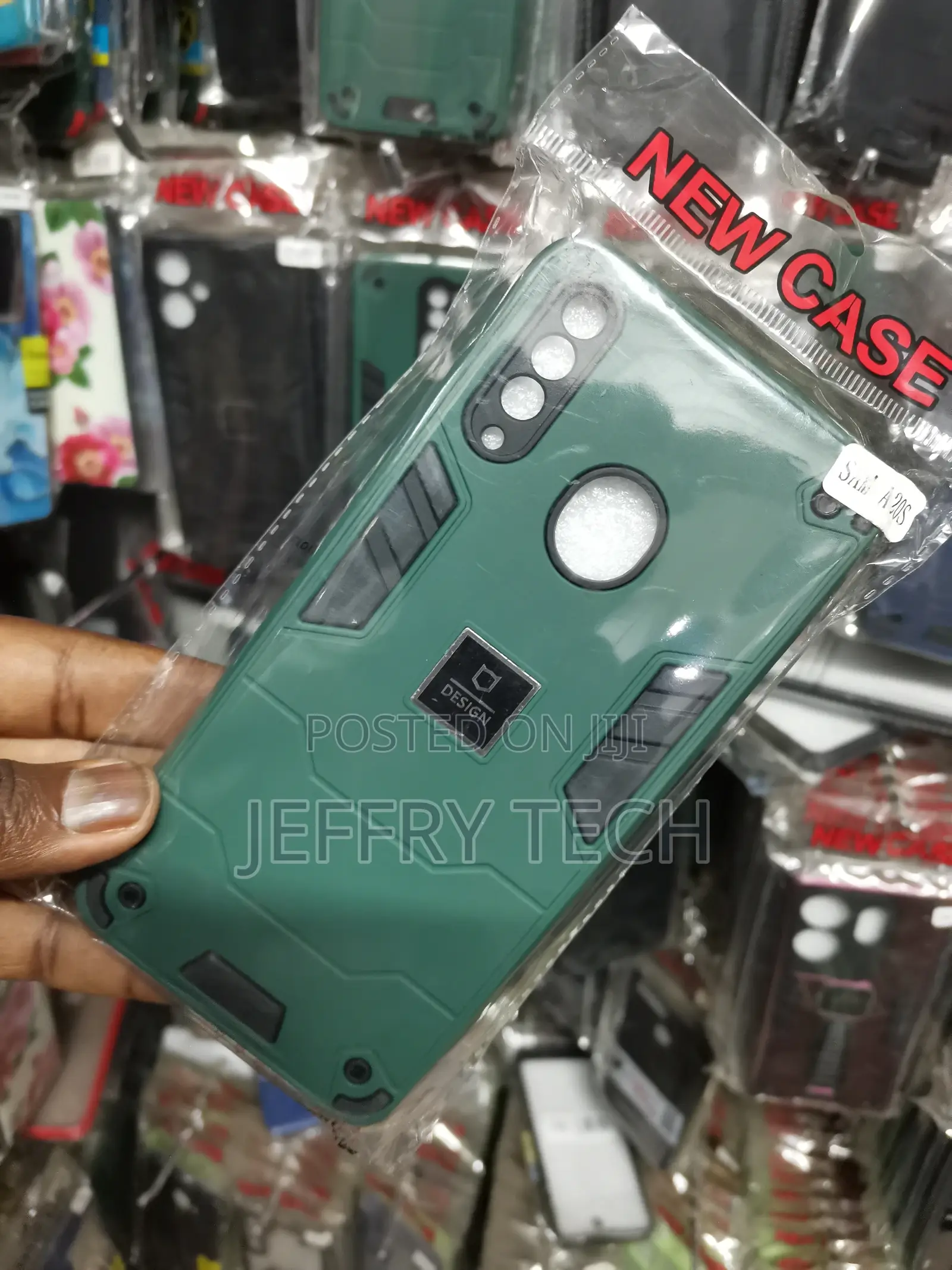 Samsung Galaxy A20S TPU Phone Armor Polycarbonate-Green