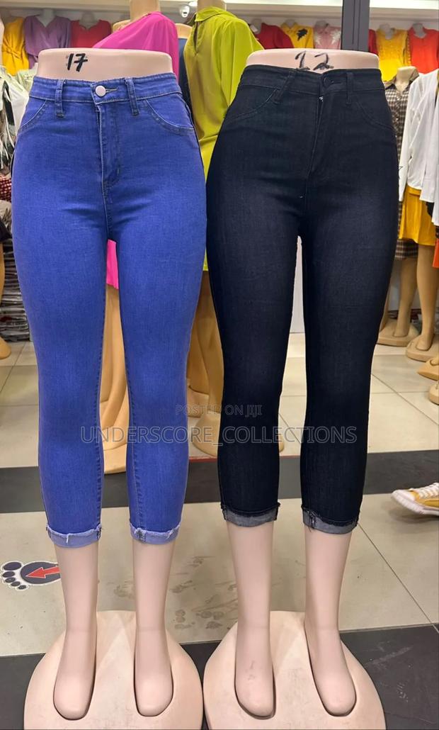 Ladies Three Quarter Jeans/Pants - main view