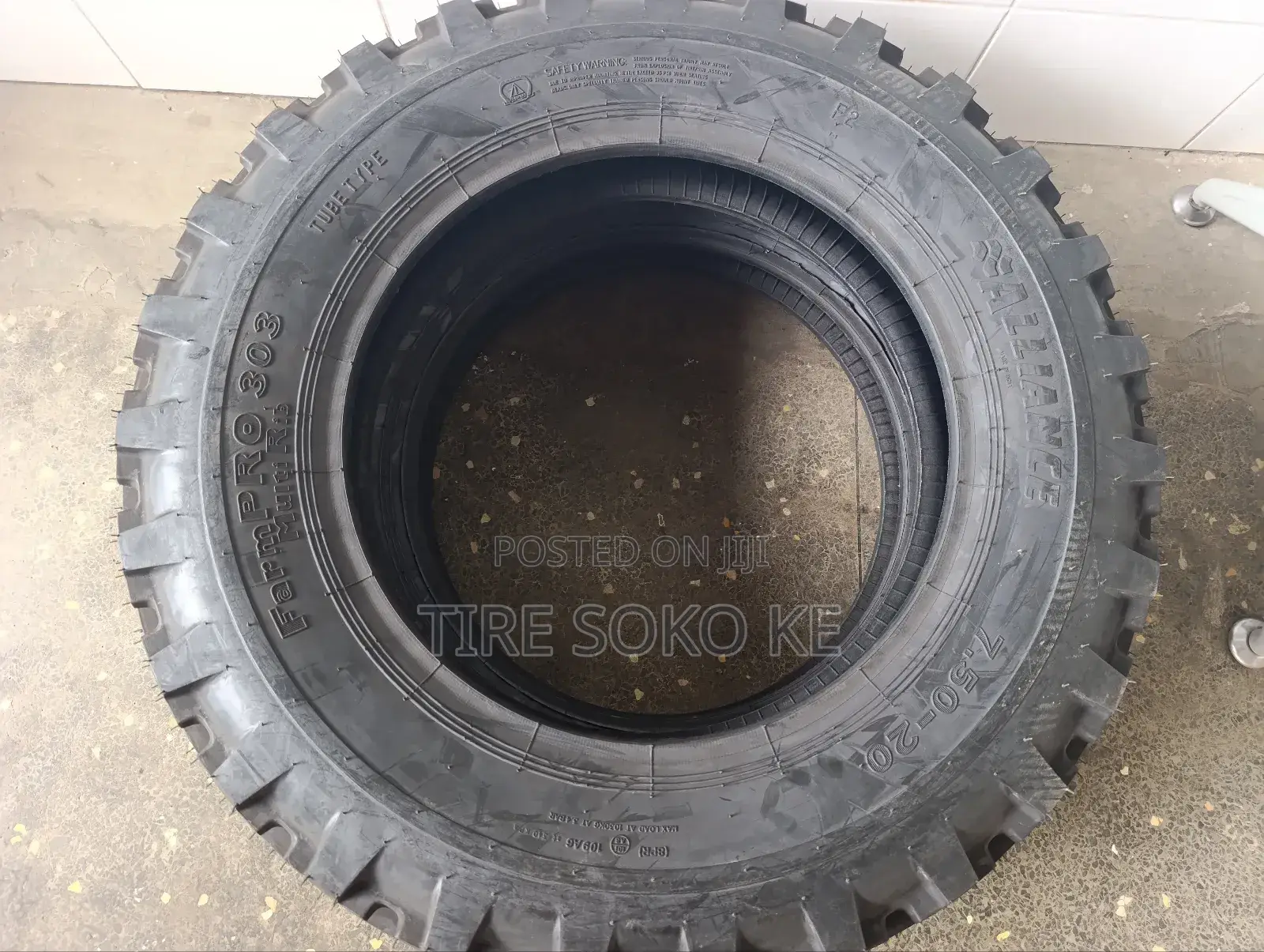 7.50-20 Alliance 303 Farmpro 109A6 8pr Tt