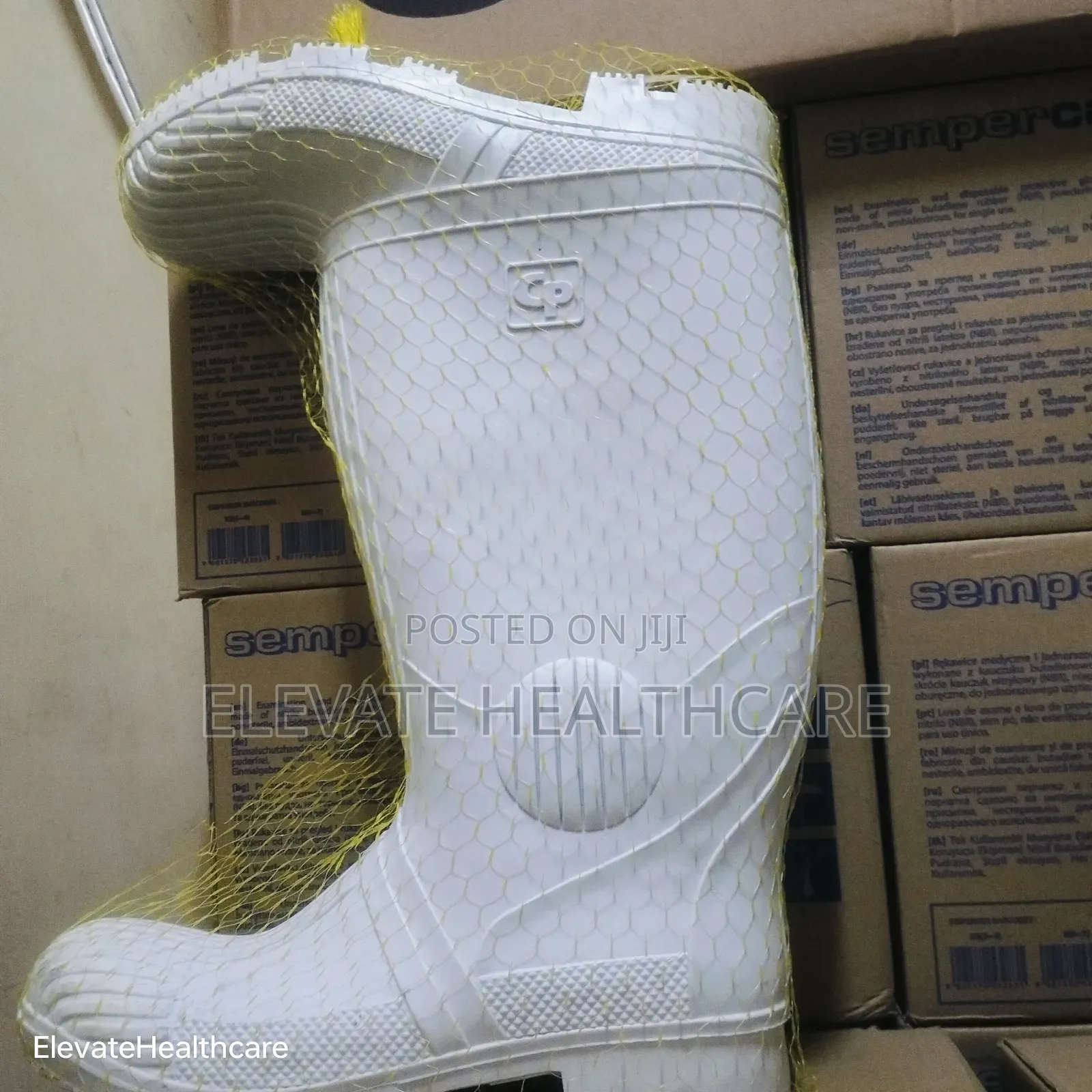 White Heavy Duty Gumboots