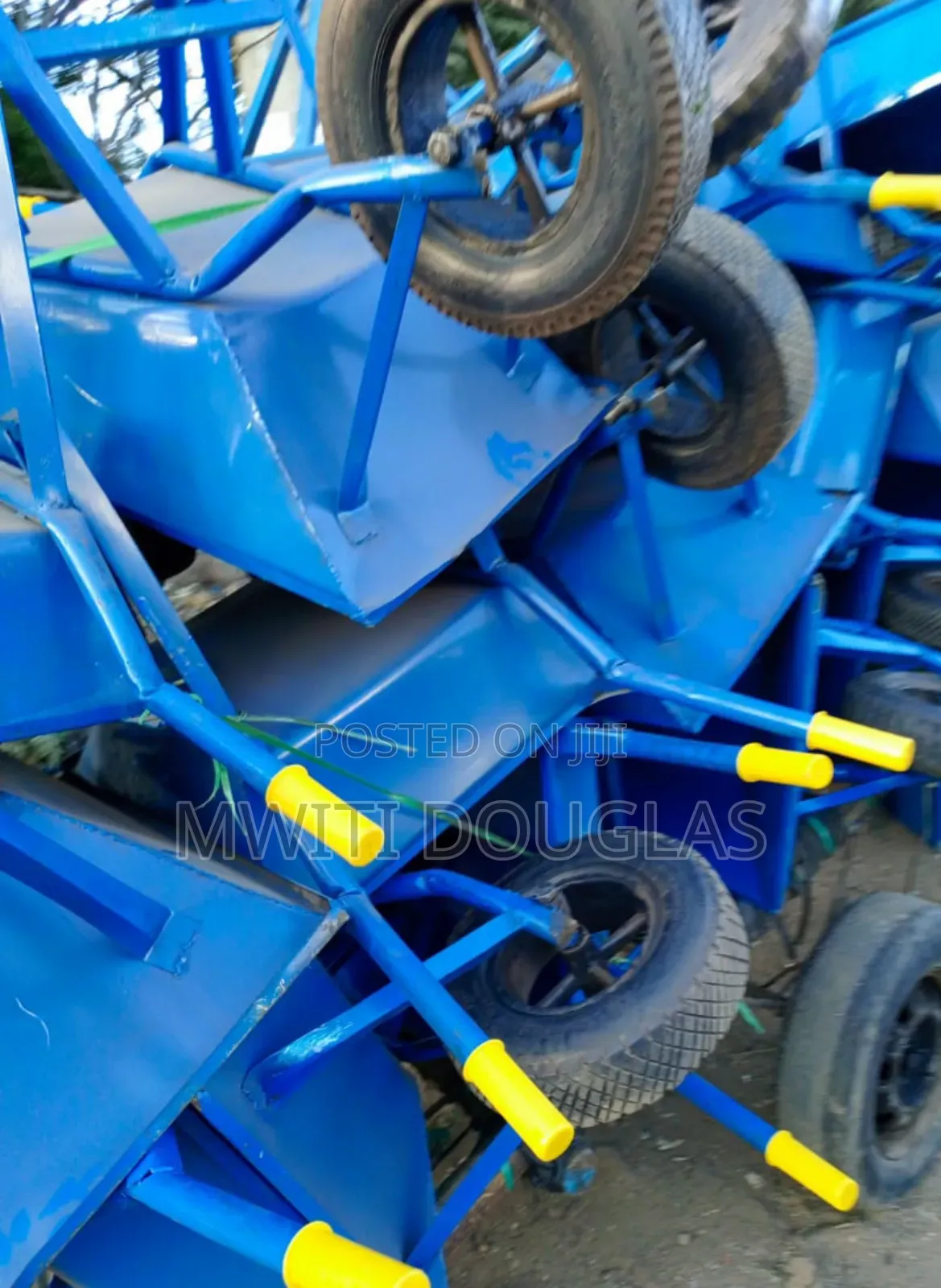 Bluish Heavy Duty Quality Wheelbarrow
