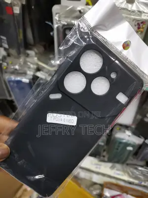 Tecno Pova 6 Neo Soft Silicone Case Shockproof Cover-Black