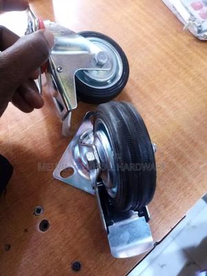 Rubber Castor Wheel With Brake 3" - main view