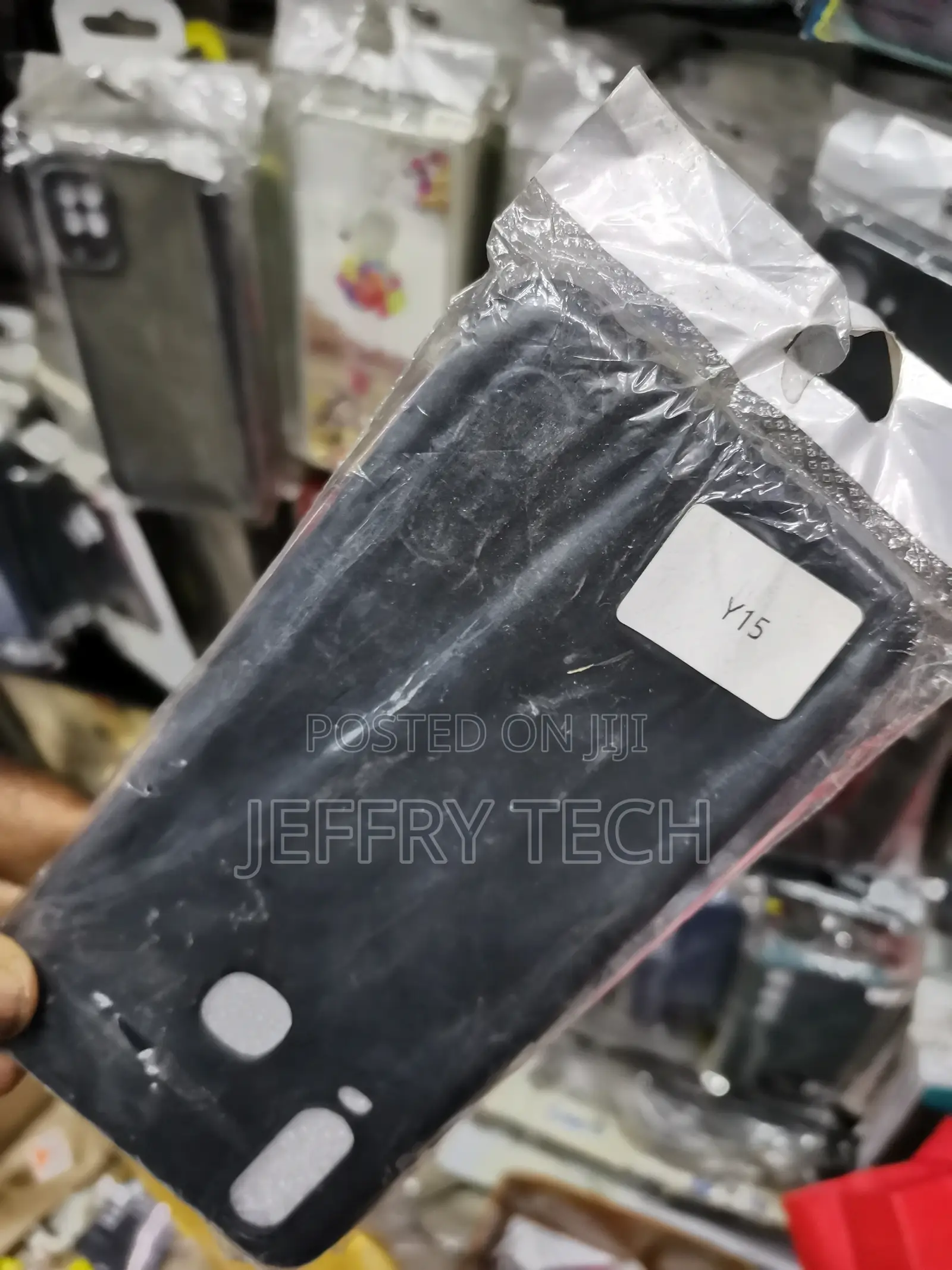 Vivo Y15soft Silicone Shockproof Drop Protection Case-Black