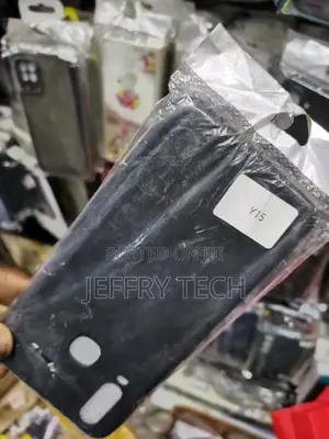 Vivo Y15soft Silicone Shockproof Drop Protection Case-Black