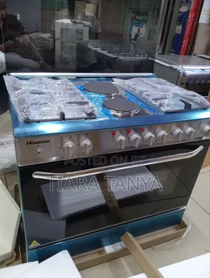 Hisense 60 by 90 Cm 4 Gas and 2 Electric Cooker