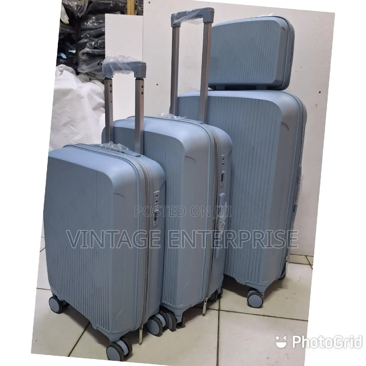Unbreakable Rubber Suitcase -4 in 1
