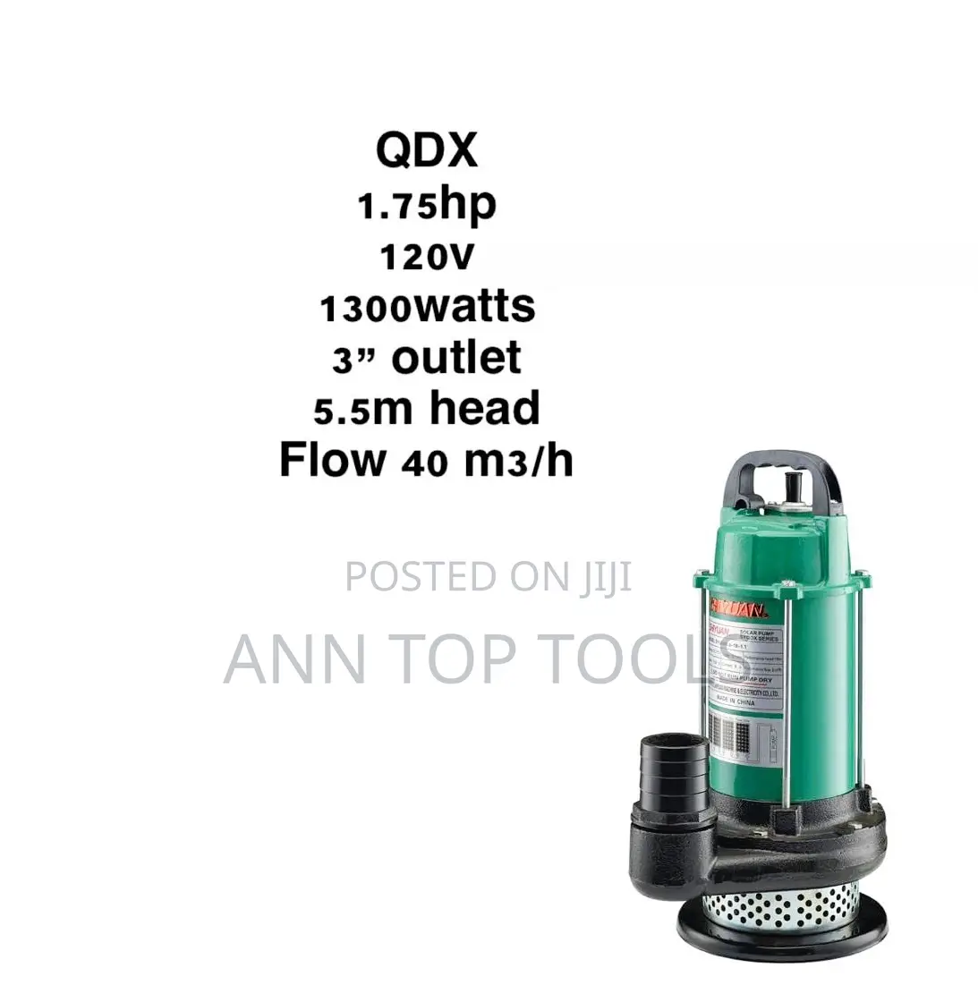 3inch Submersible Dc Solar Waterpump 1300w