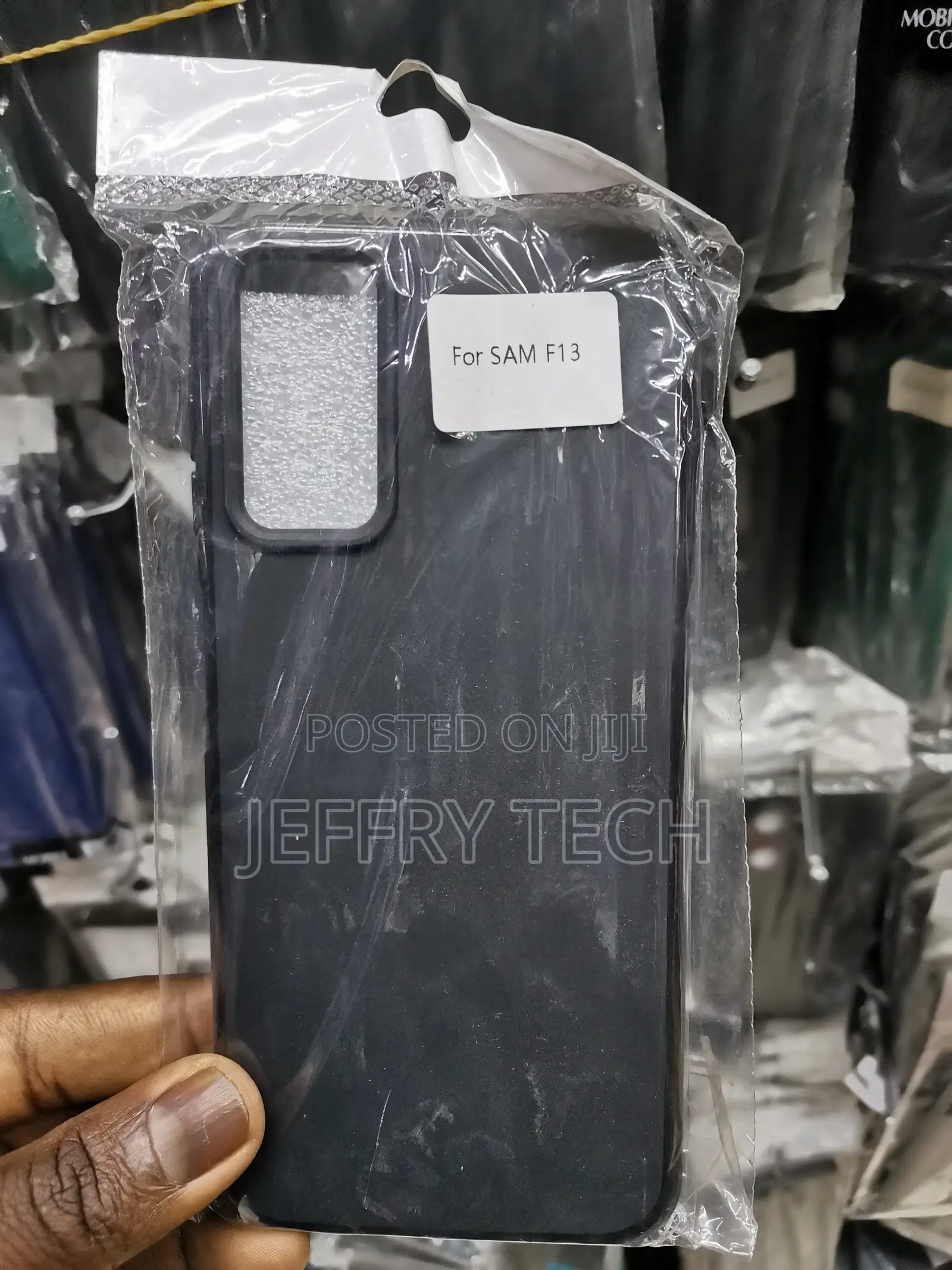Samsung Galaxy F13 Soft Silicone Case Drop Protection-Black