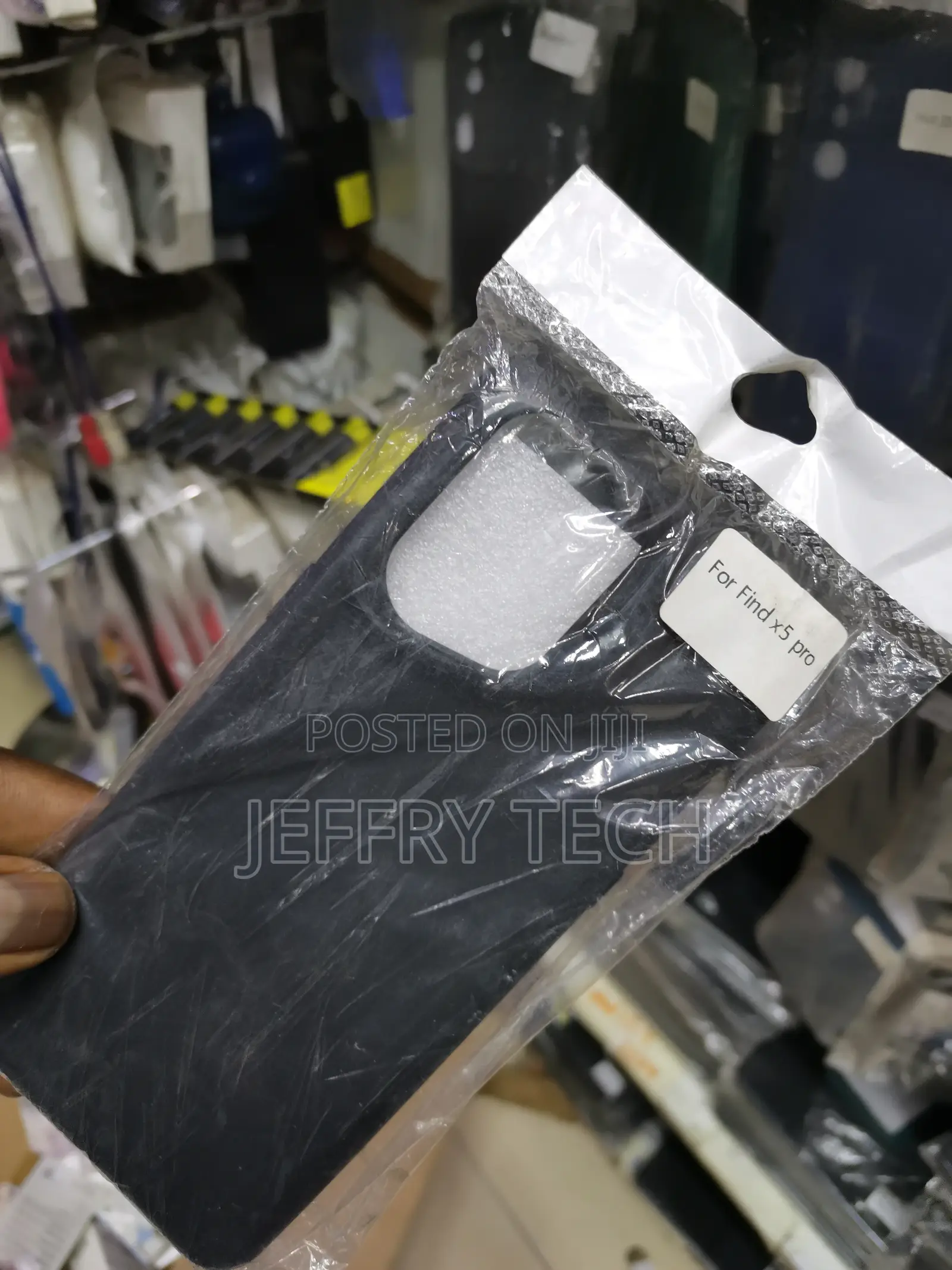 Silicone Black Protective Rubber Cover for OPPO Find X5 Pro