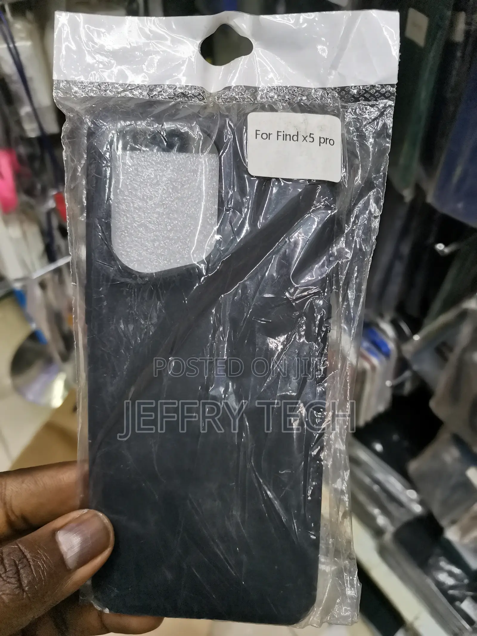 Silicone Black Protective Rubber Cover for OPPO Find X5 Pro