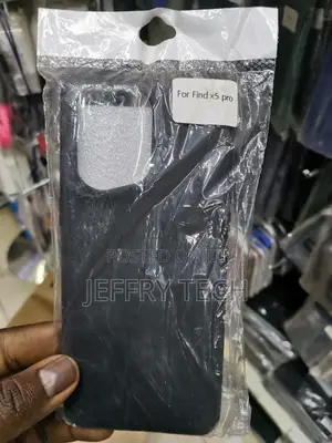Silicone Black Protective Rubber Cover for OPPO Find X5 Pro