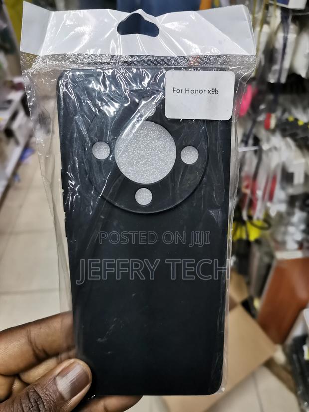 Honor X9b,Soft Silicone Protective Phone Case -Black - thumbnail 2
