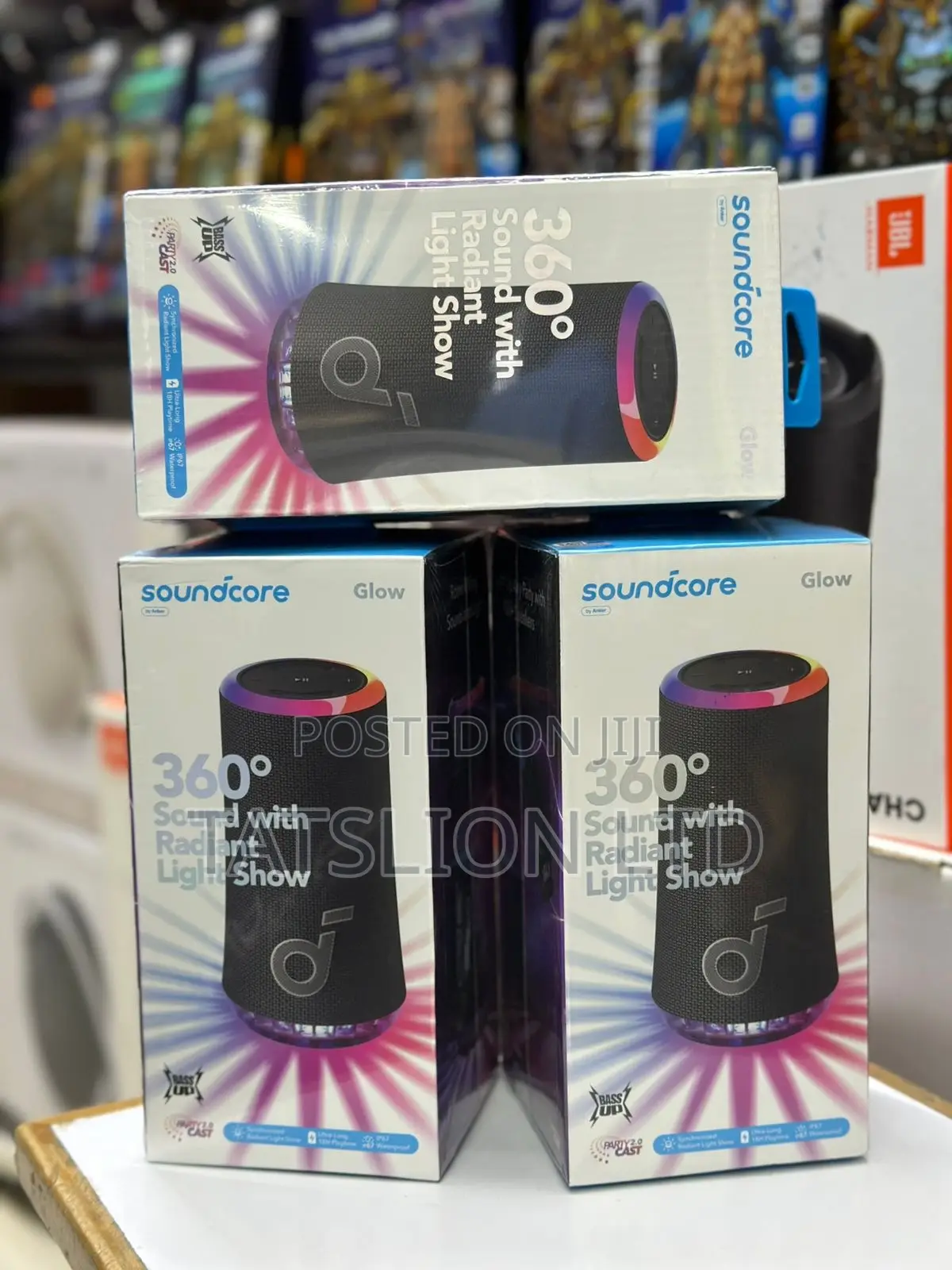 Anker Soundcore Glow Portable Speaker With 30W 360° Sound, S