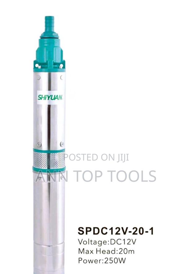 Shiyuan Solar Dc Submersible Waterpump 12v 20m 250w - main view
