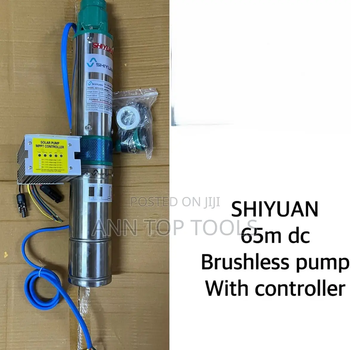 750watts Ac Dc Submersible Pump With Controller 65m