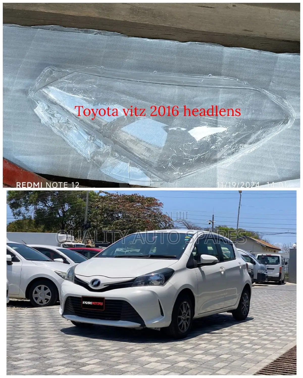 Toyota Vitz 2016 Headlens
