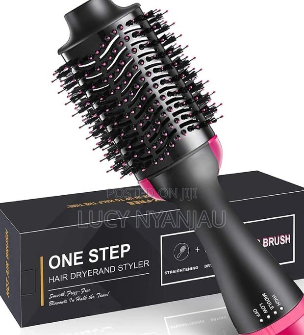 Hot Air Brush Comb Hair Dryer,Curler Straightener