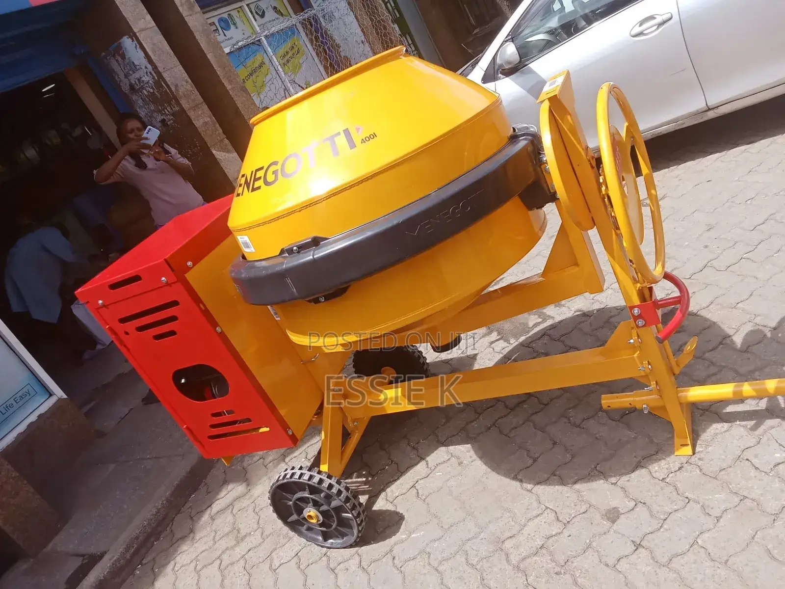 Brazilian Menegotti Concrete Mixer 400ltrs