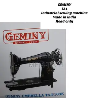 Geminy TA1 Industrial Sewing Machine -India