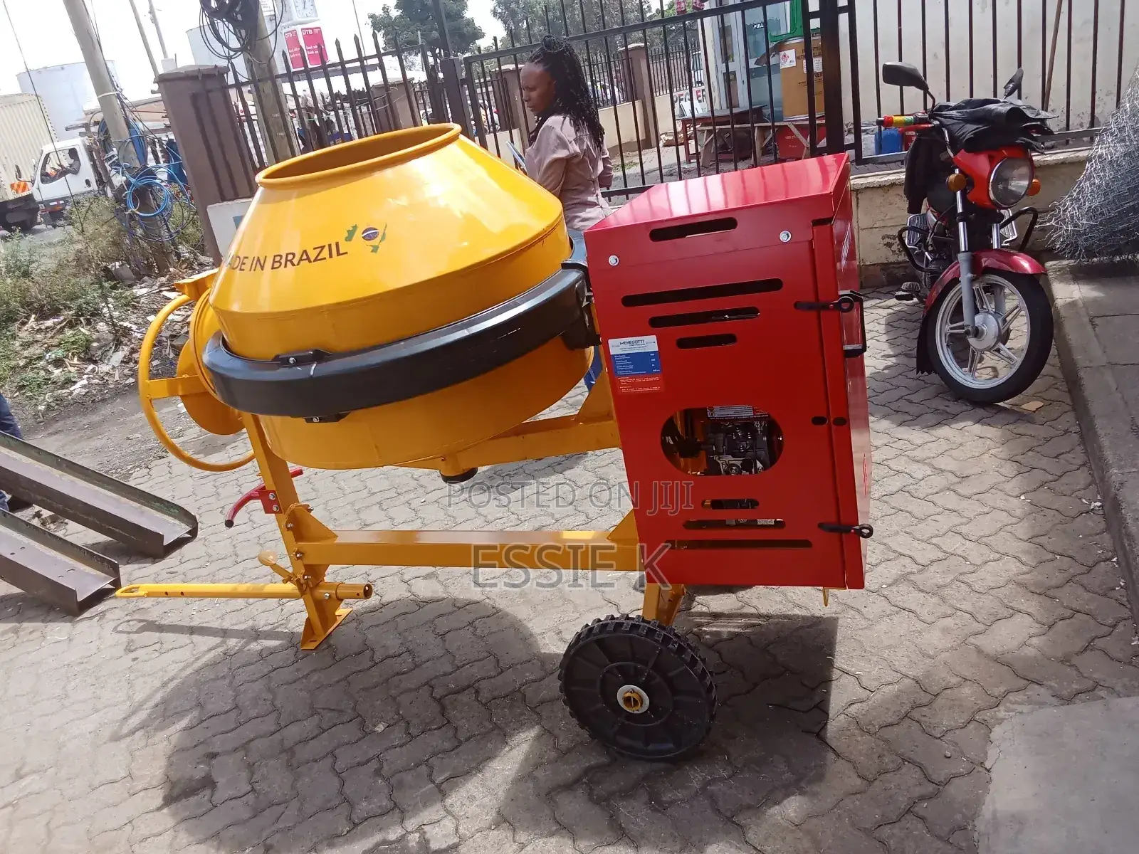 Menegotti 400l Concrete Mixer With Air Cooled Engine