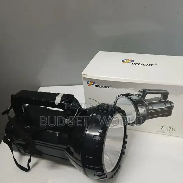 Very Powerful 75 W Light Portable Rechargeable Flashlight