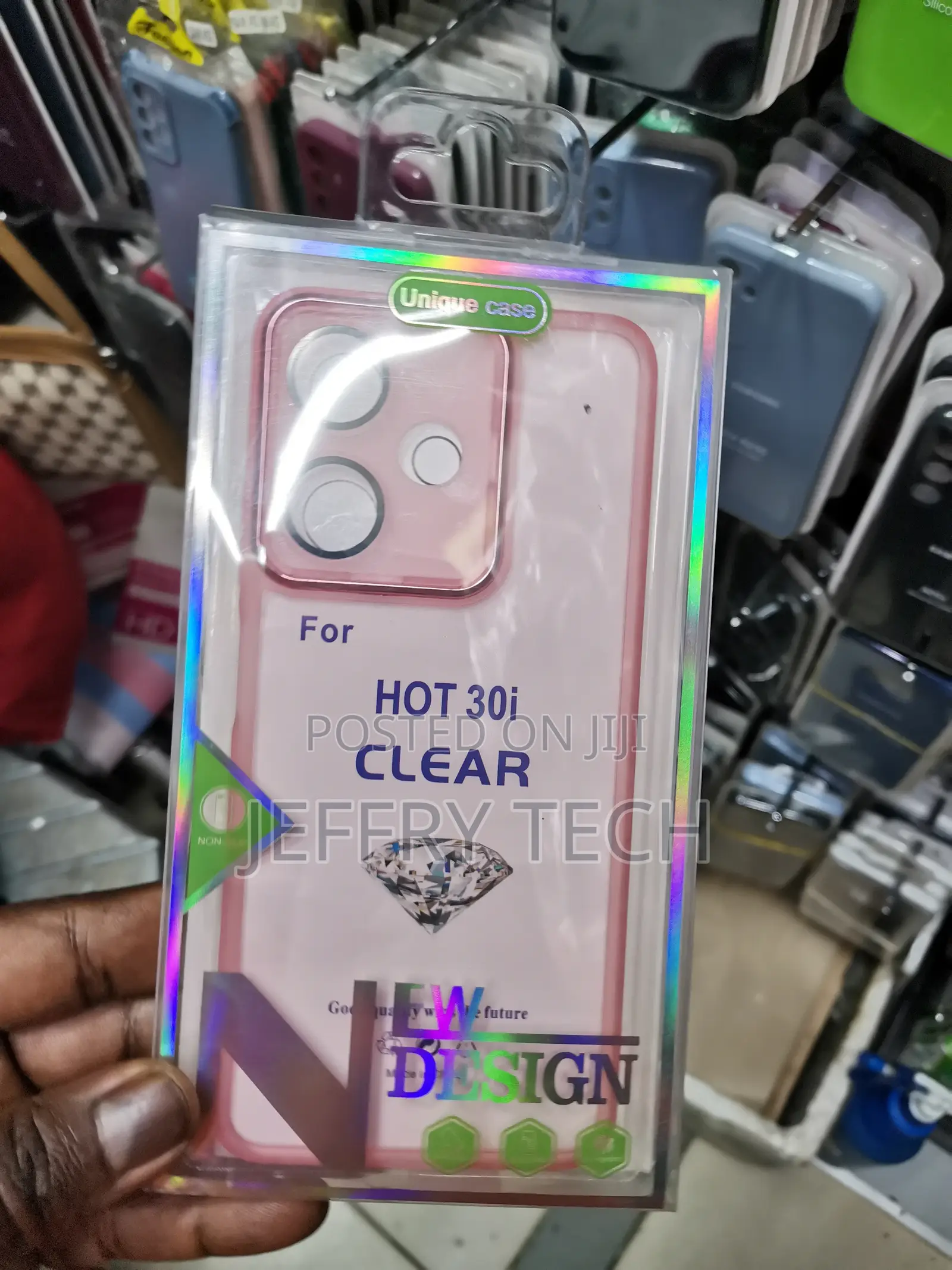 Transparent Matte Rubber Silicone Cover for Infinix HOT 30i