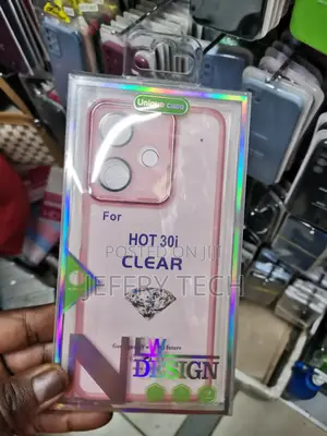 Transparent Matte Rubber Silicone Cover for Infinix HOT 30i