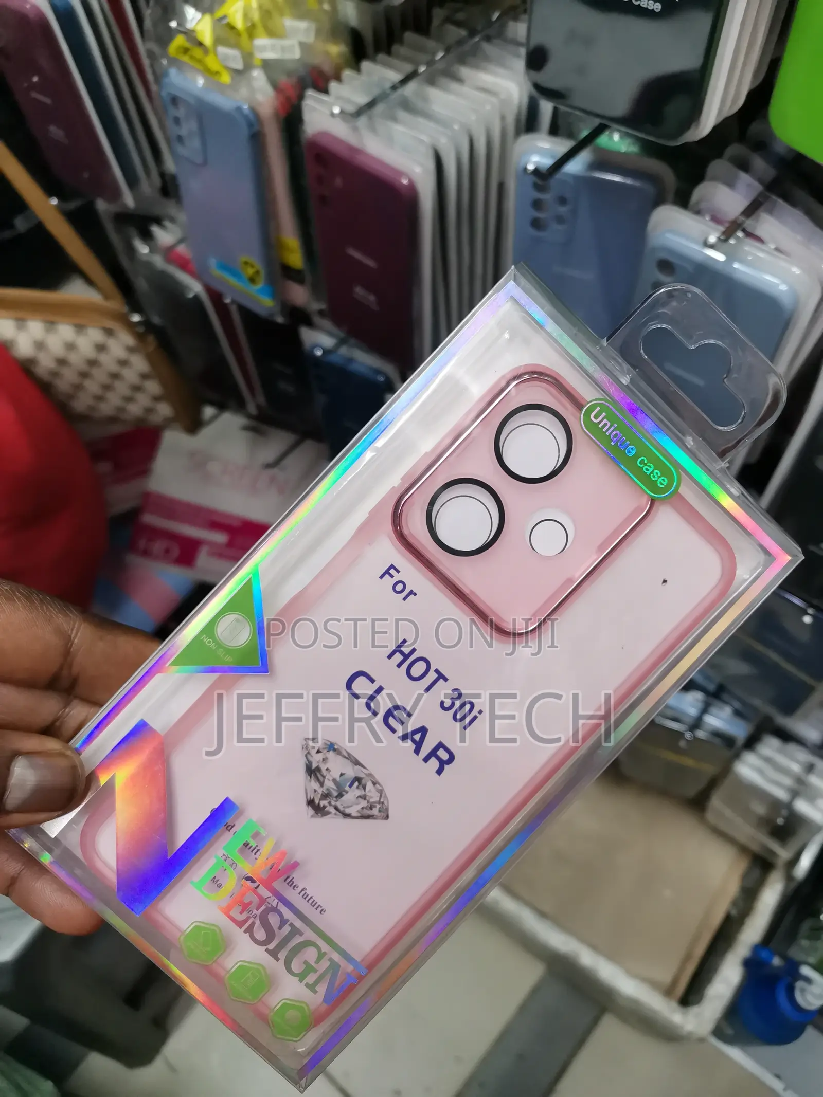 Transparent Matte Rubber Silicone Cover for Infinix HOT 30i