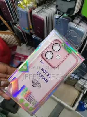 Transparent Matte Rubber Silicone Cover for Infinix HOT 30i