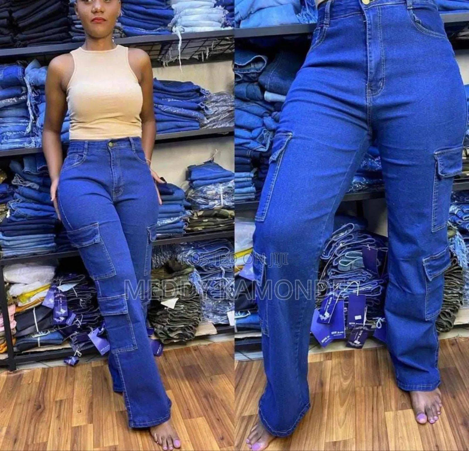 Ladies Cargo Pants/Side Pocket Trouser