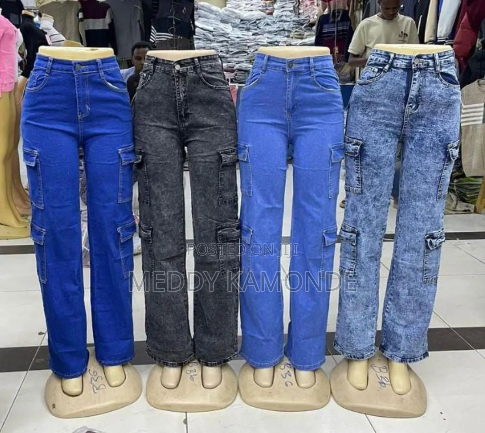 Ladies Cargo Pants/Side Pocket Trouser