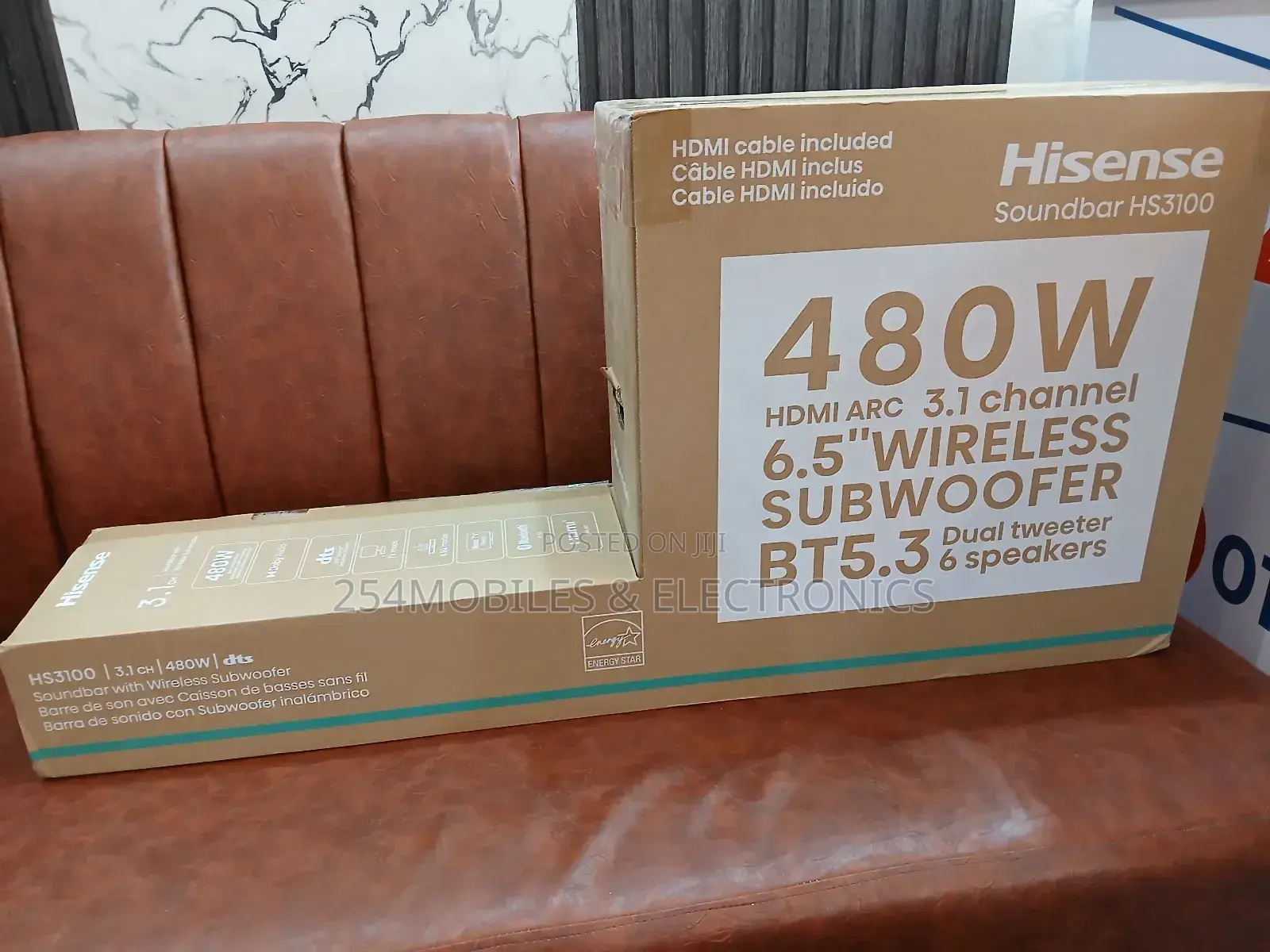 Hisense Soundbar 3.1ch 480w Wireless Hs3100