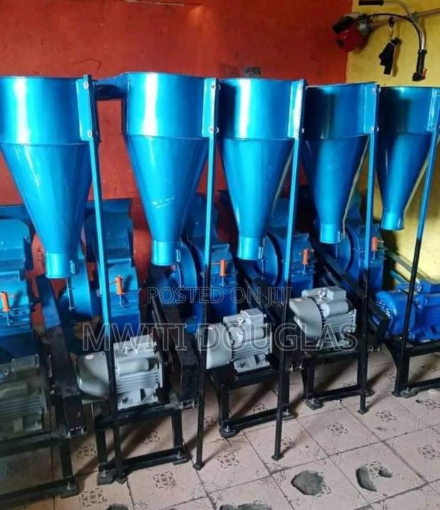 Bluish Grade 2 Electric Posho Mill - main view