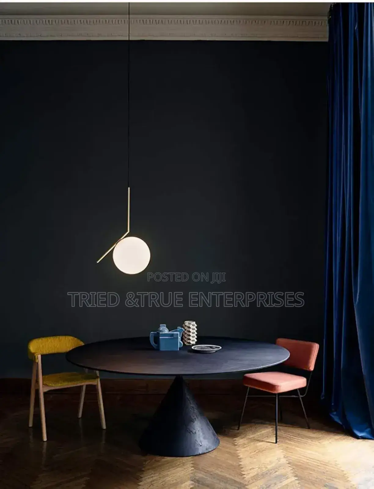 Elegant Glass Globe Pendant Light Hr3