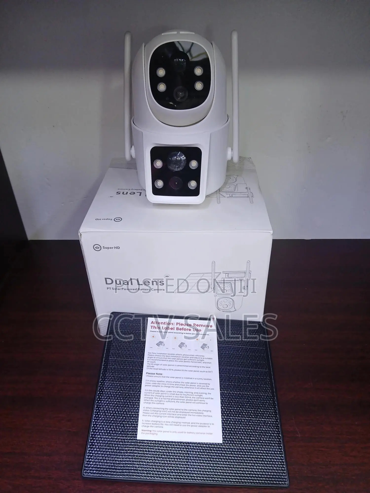 4G Solar Powered Battery Ubox Dual Camera