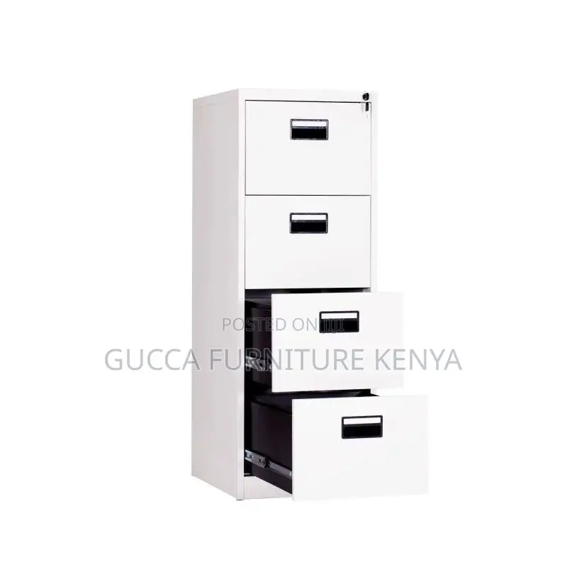 Cabinets:4-Drawer Steel Secure Office Filling Cabinet