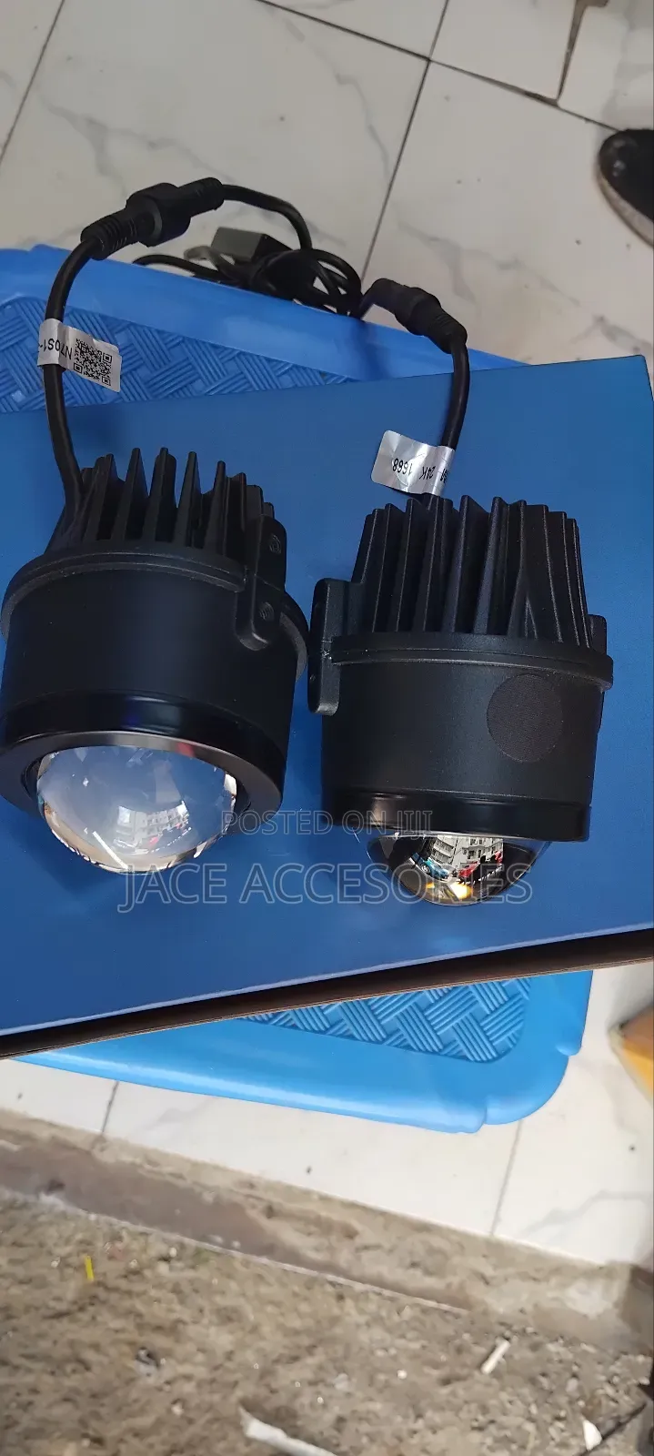 Tri Color 2 Inch Biled Fog Lights
