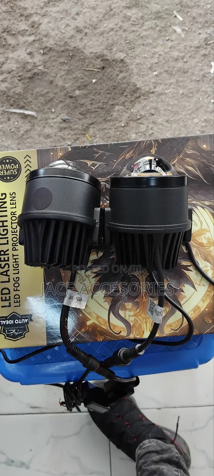 Tri Color 2 Inch Biled Fog Lights