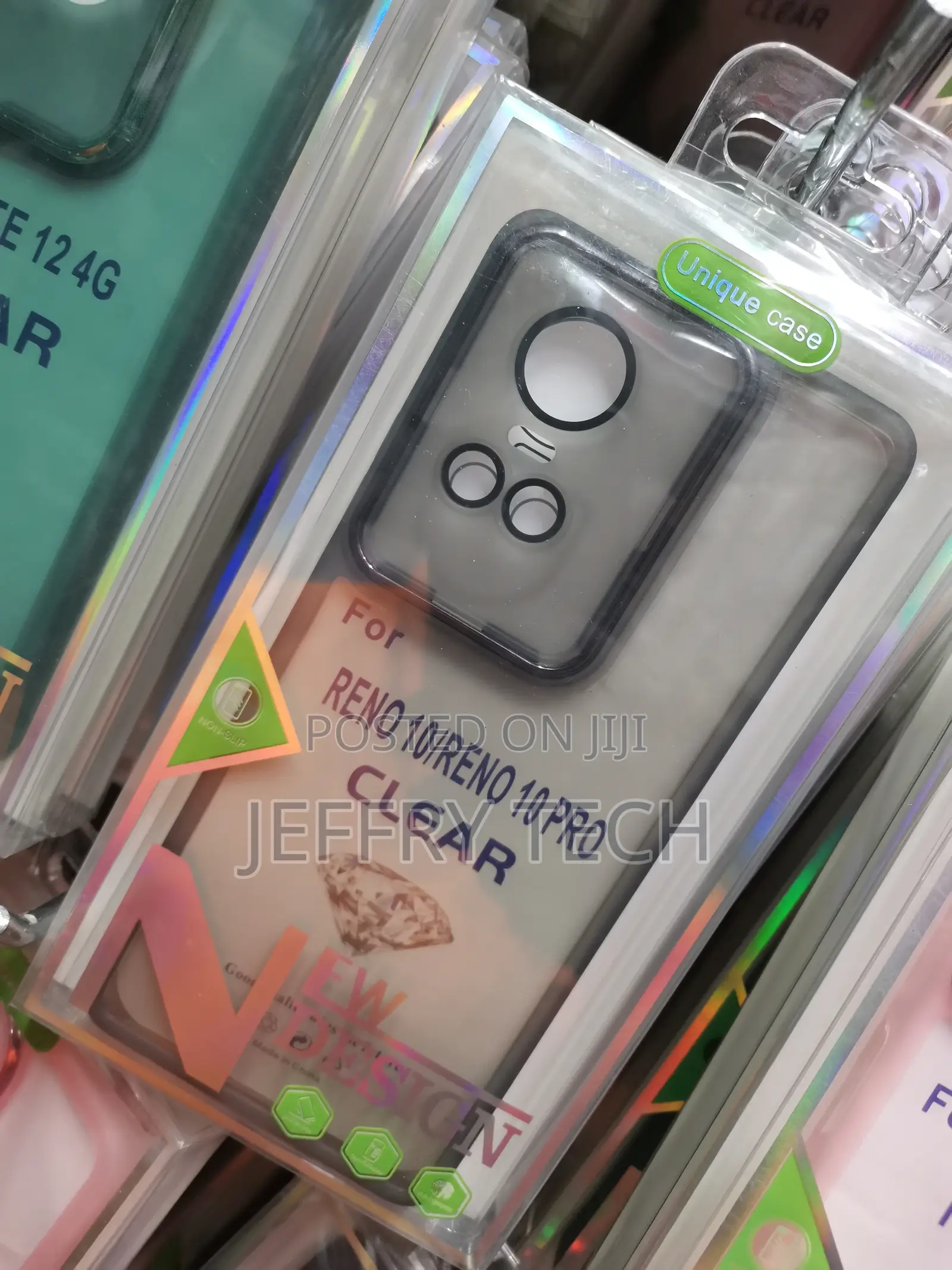 Oppo Reno 10/10 PRO Clear Plating Square Soft Casing