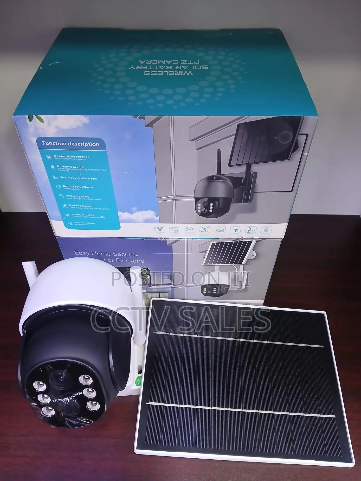 Smart Solar Wifi Solar Powered Icsee Security Camera